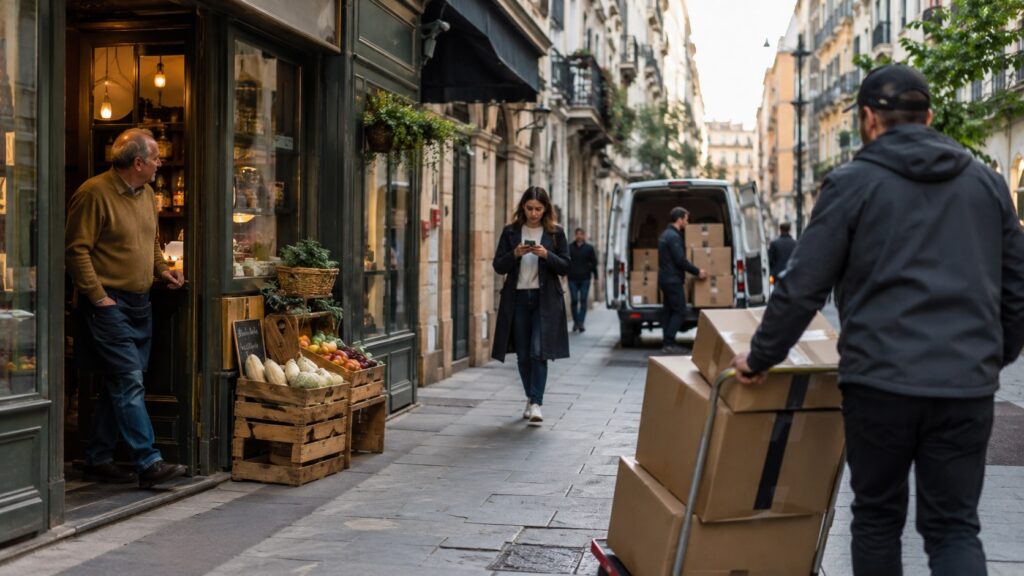 mercado cuando entra un competidor digital, punto urbano site españa